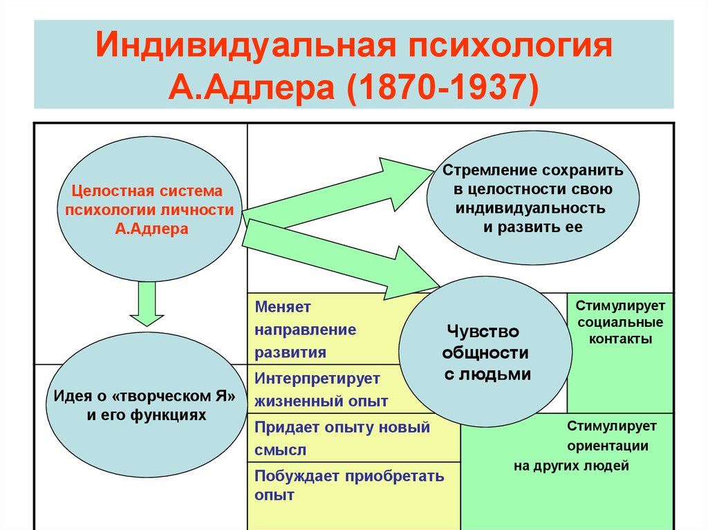 Индивидуальная теория. Индивидуальная психология а. Адлера(1870–1937). Индивидуальная психология Адлера. Индивидуальная психология Адлера схема. Индивидуальная психология Альфреда Адлера.