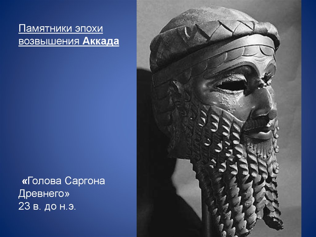 Древняя 23. Царь Шумера-Аккада Саргон. Голова Саргона аккадского. Портрет правителя Аккада Саргона древнего. Голова Саргона древнего (23 в. до н.э.).