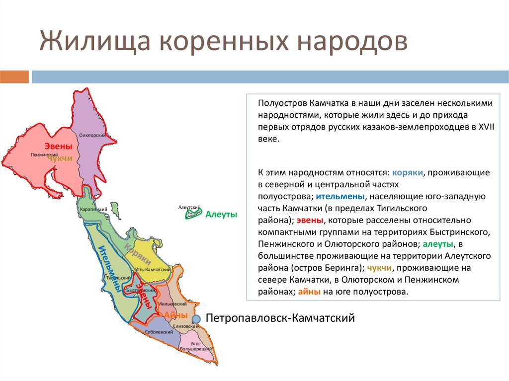 Коренные жители камчатки презентация