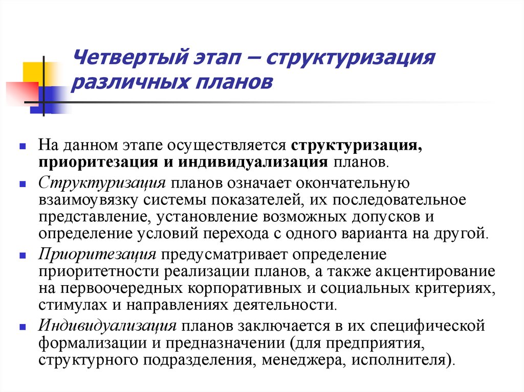 Планирование н. Структуризация различных планов. Последовательность шагов процесса структуризации проекта. Выберите последовательность этапов структуризации. План это последовательное представление.