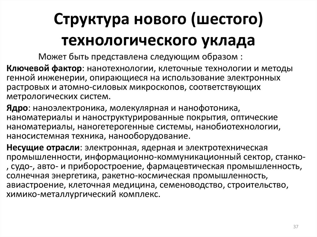 Новый структура