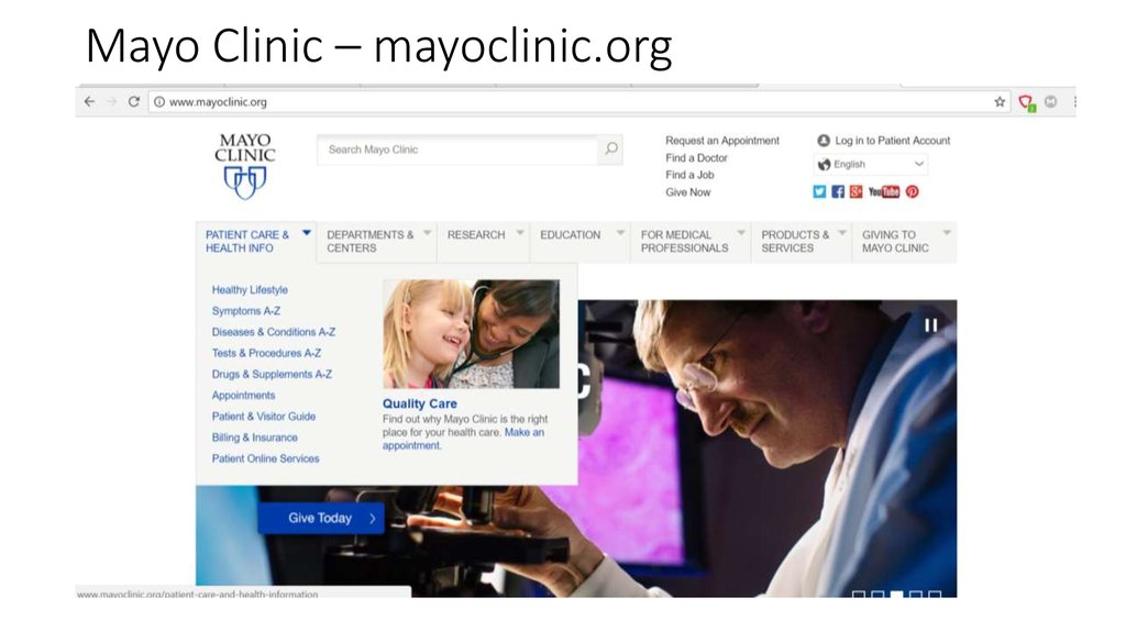 Mayo Clinic – mayoclinic.org