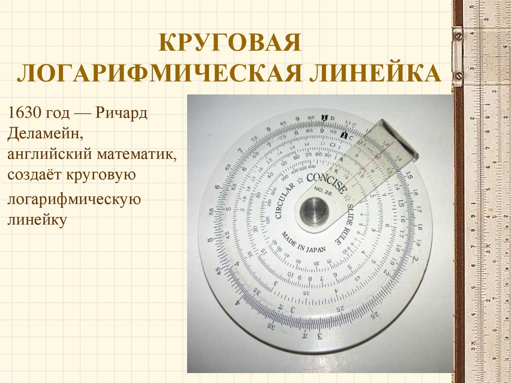 Логарифмическая линейка презентация