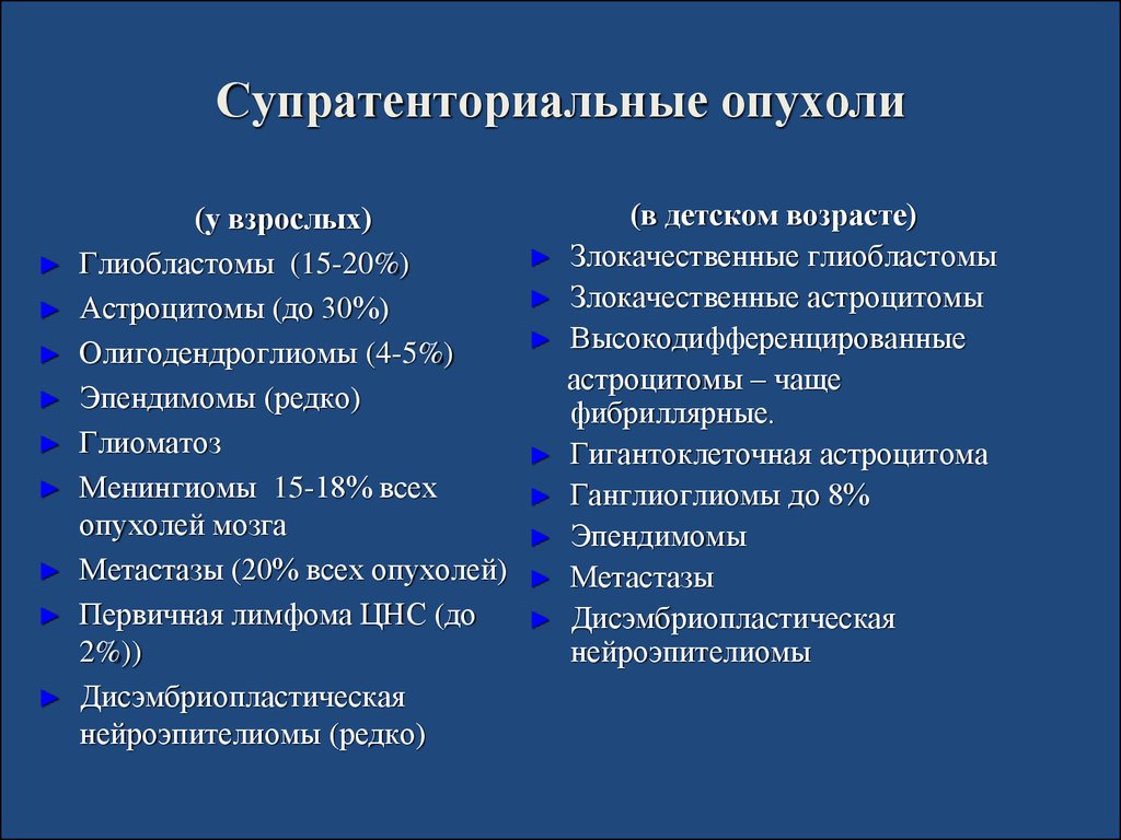 Супратенториальные структуры визуализированы