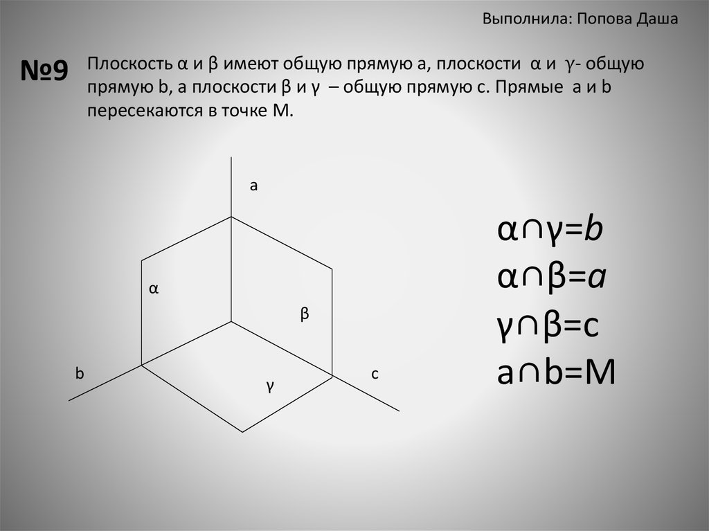 Выполнила: Попова Даша