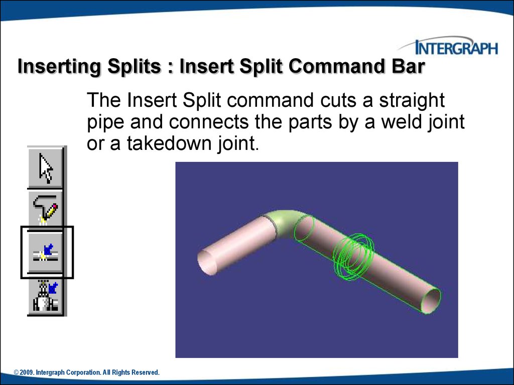 Inserting Splits : Insert Split Command Bar