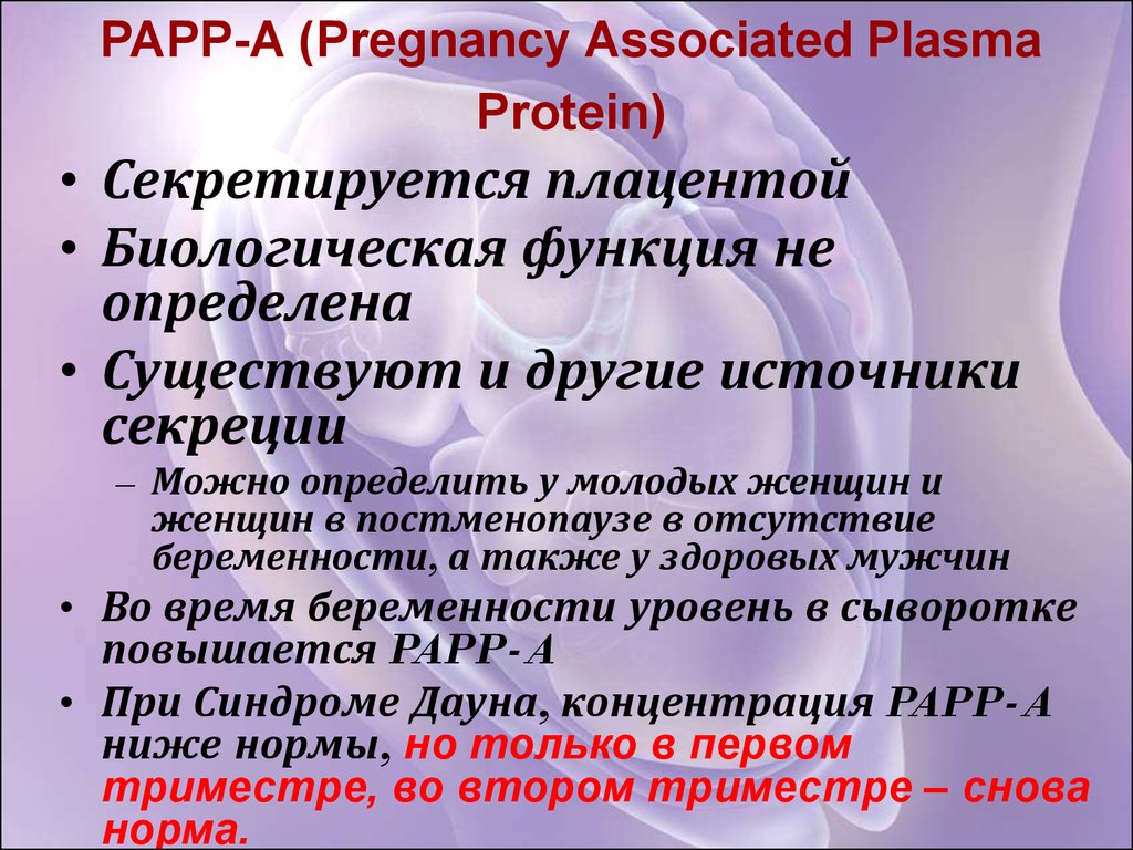 PAPP-A (Pregnancy Associated Plasma Protein)