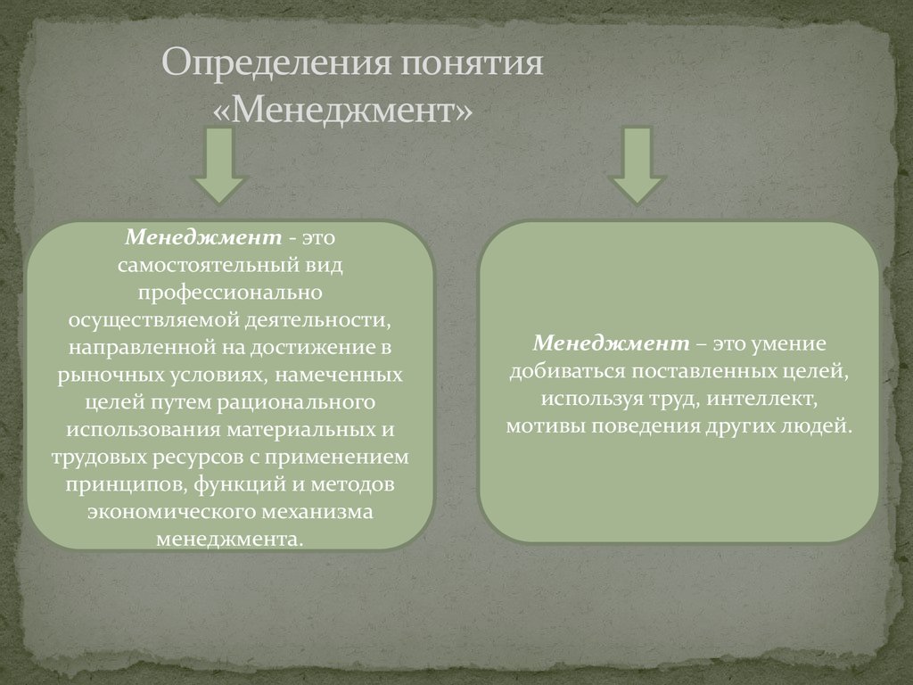 Определение понятия результат