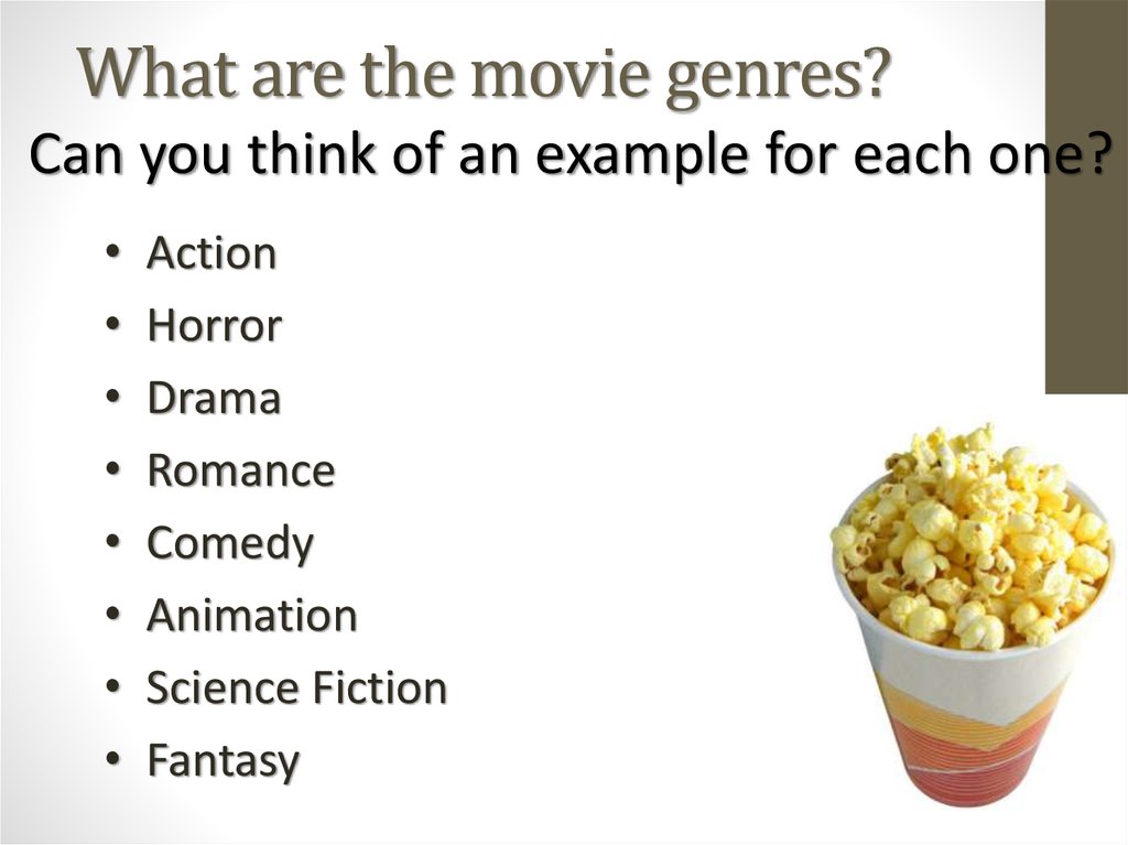 what-are-the-movie-genres-can-you-think-of-an-example-for-each-one