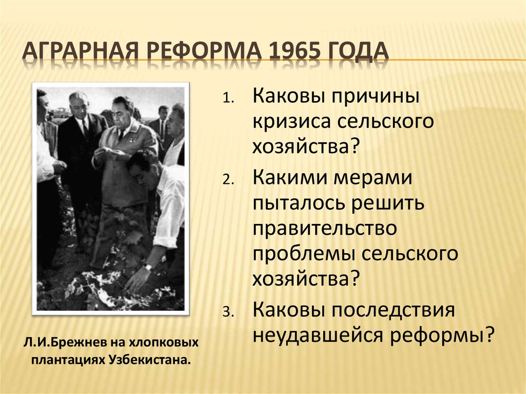 Социальная реформа 1965
