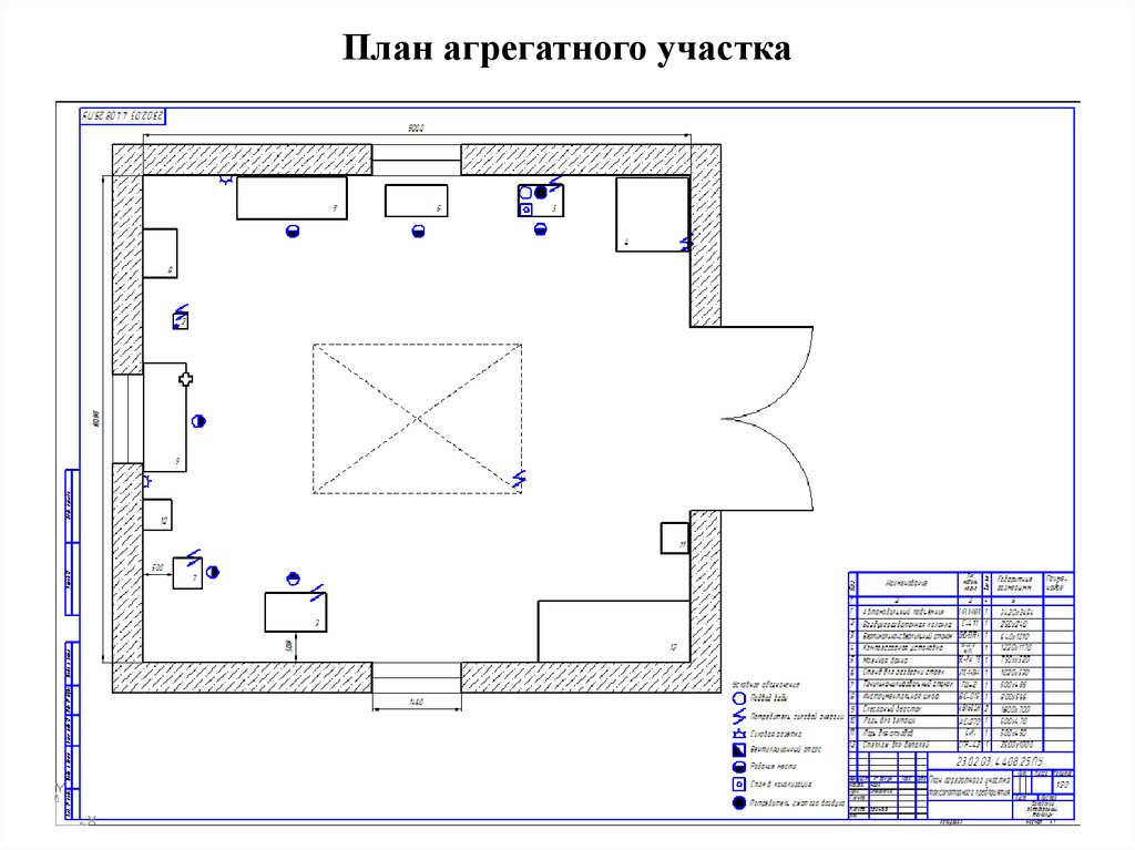 План схема участка сети