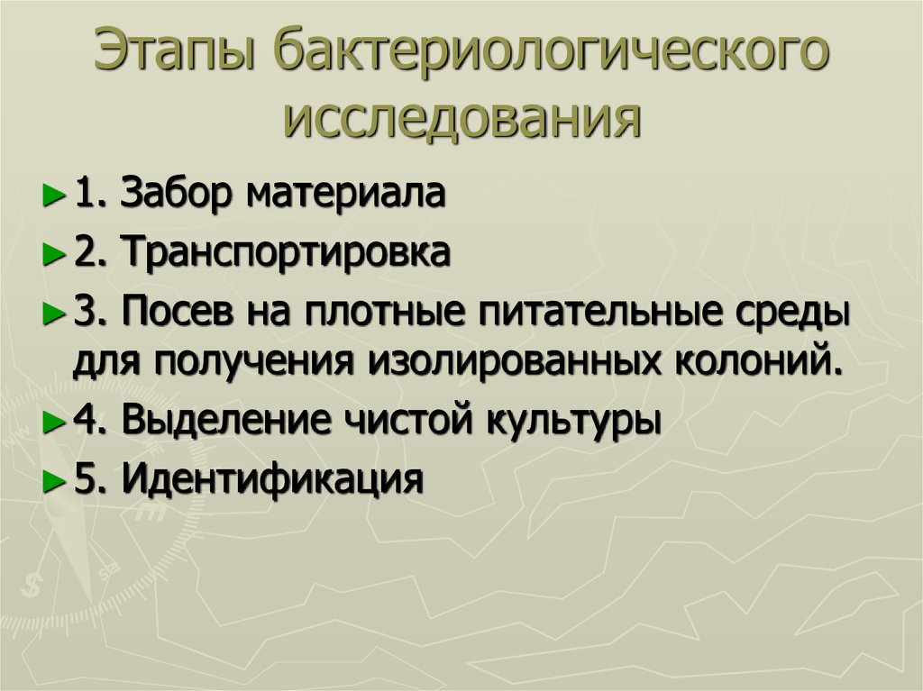 Презентация бактериологические методы исследования