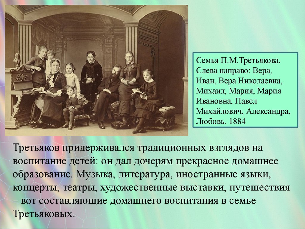 Третьяков всю жизнь увлекался собиранием картин и к тридцати пяти годам