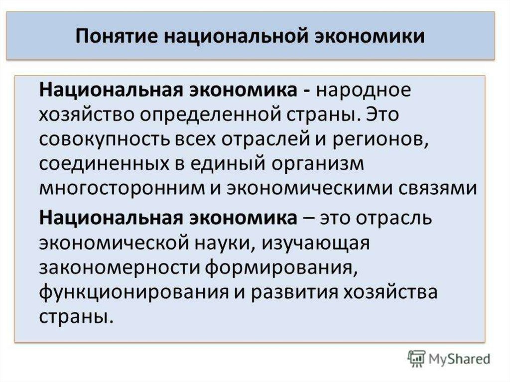 Основные экономические понятия презентация