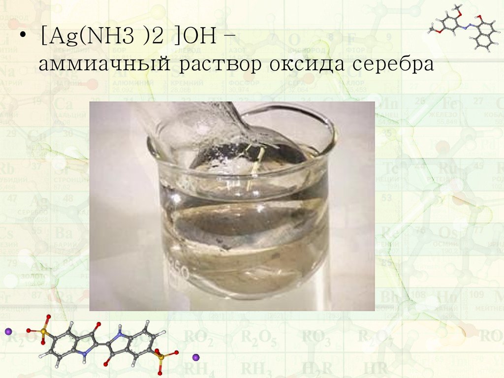 AG nh3 2 Oh. Аммиачный раствор оксида серебра. Взаимодействие воды с оксидом серебра