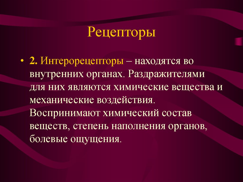 Внутренние рецепторы