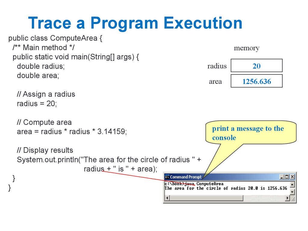 Program execution. Trace программа. Программа Elementary.