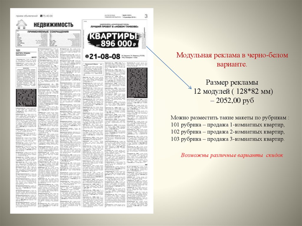 Вариант бел. Модульное объявление интересно читать. Модульное объявление бросающие вызов.