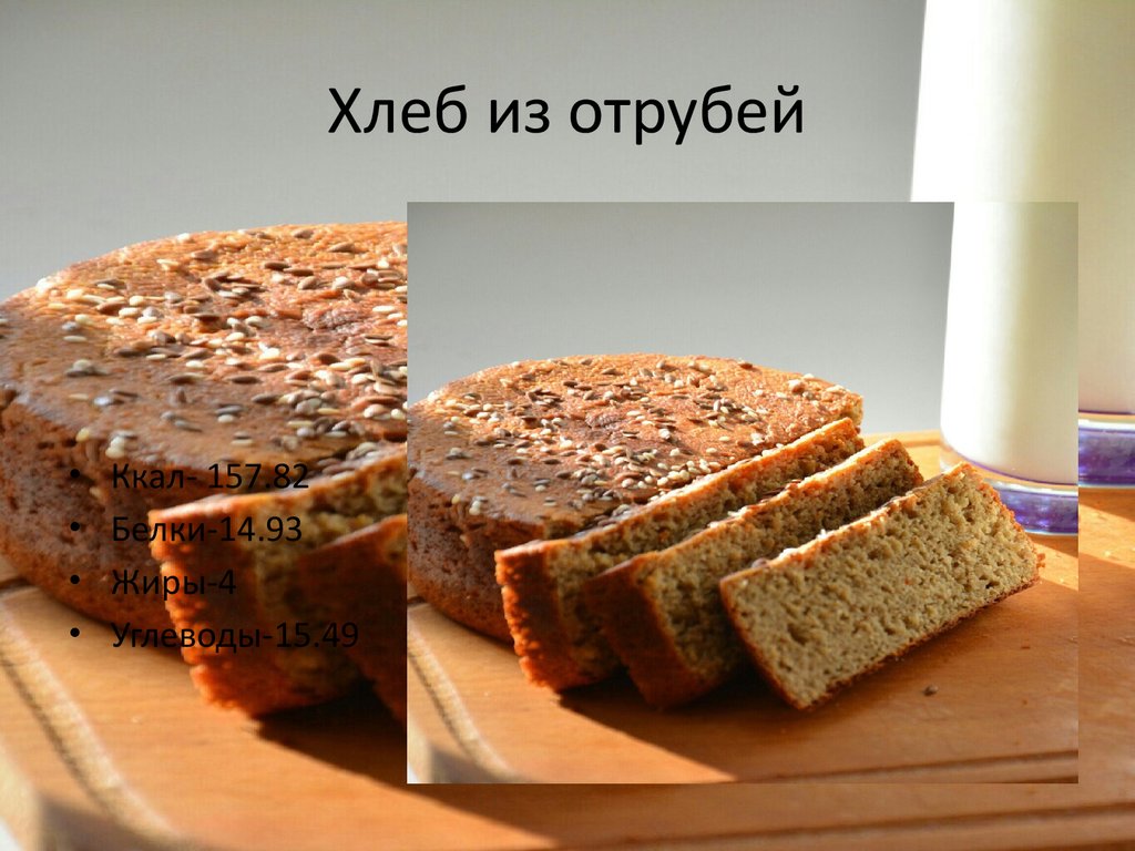 Хлеб из отрубей без муки