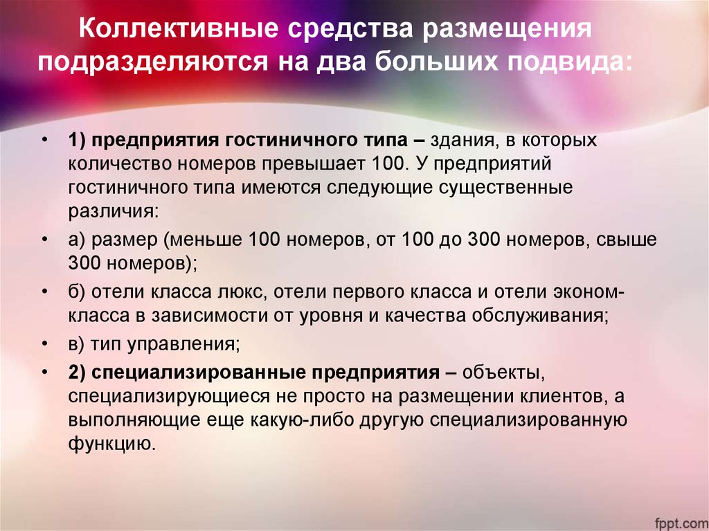 Типология гостиниц презентация