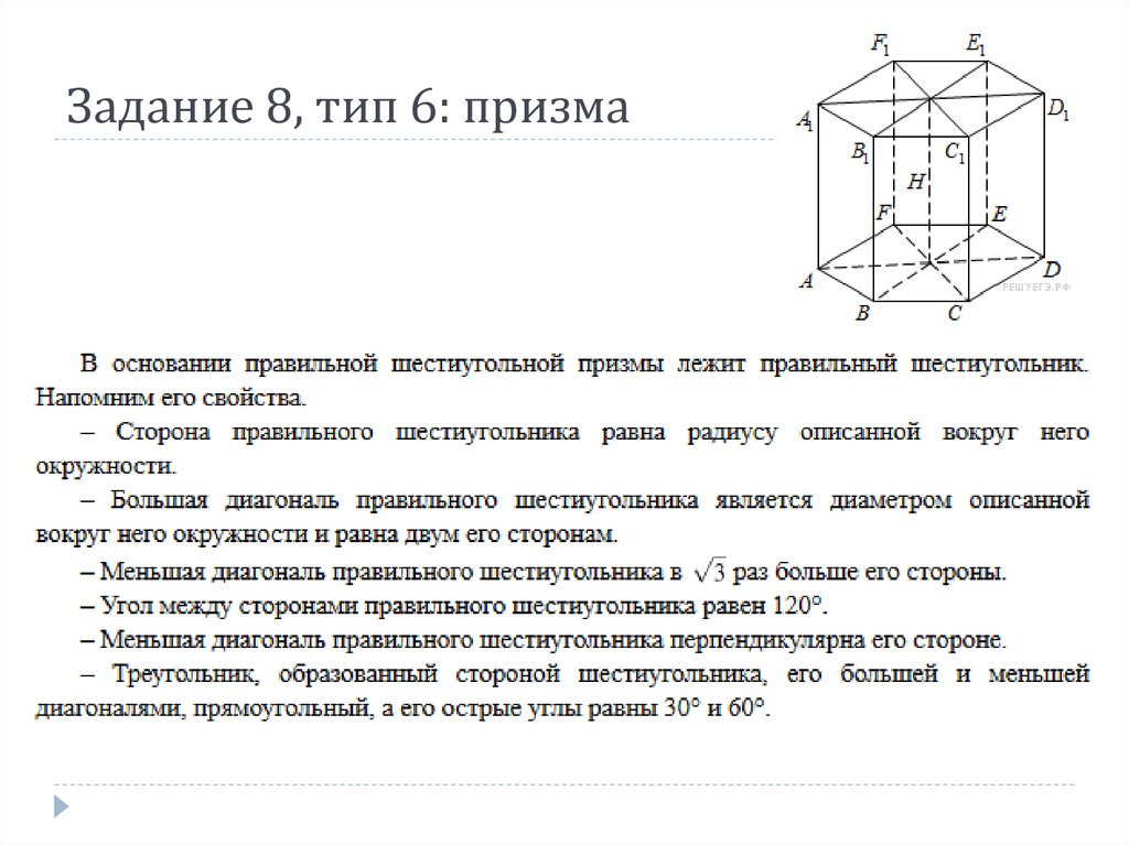 Правильную шестиугольную призму распилили на 3 части так как показано на рисунке