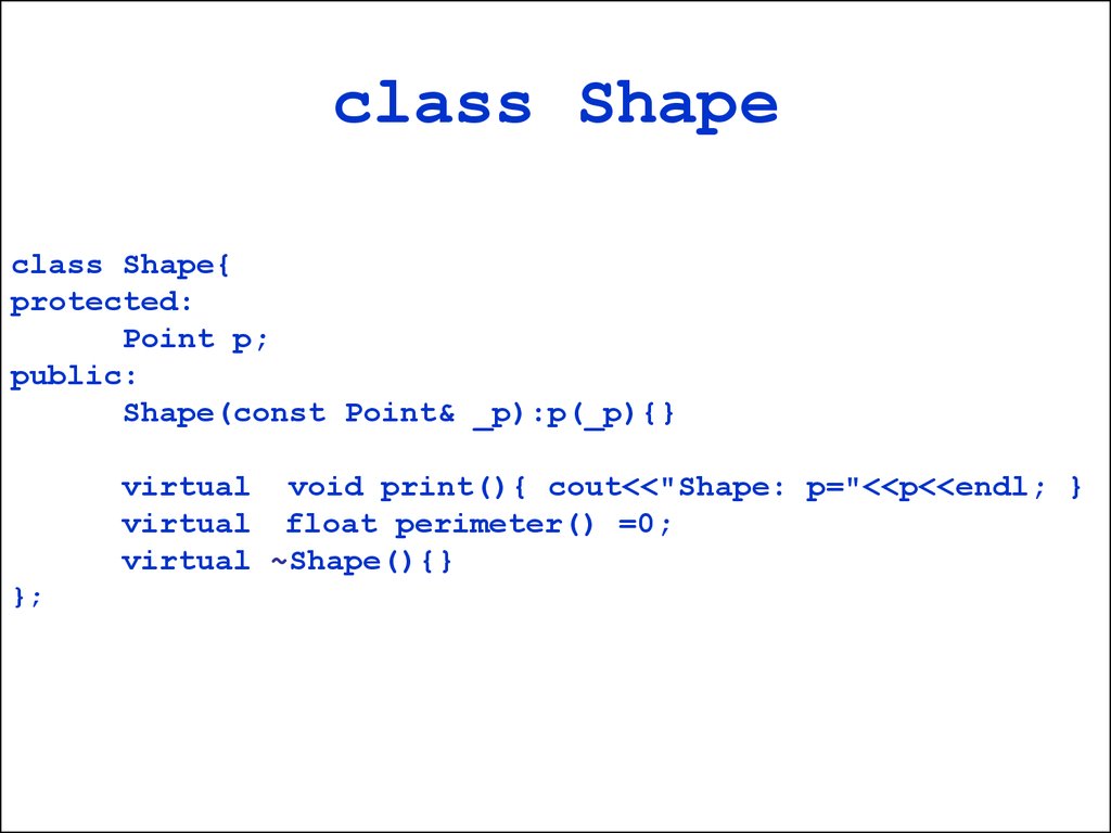 class Shape