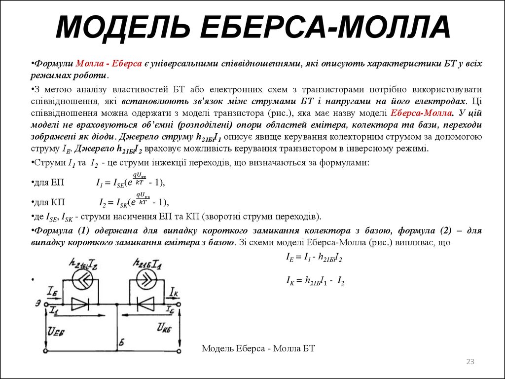 МОДЕЛЬ ЕБЕРСА-МОЛЛА