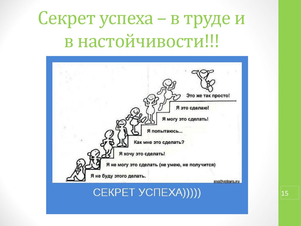 Я не могу этого сделать. Секрет успеха. Секрет успеха лестница. Презентация секрет успеха. Секрет успеха список.