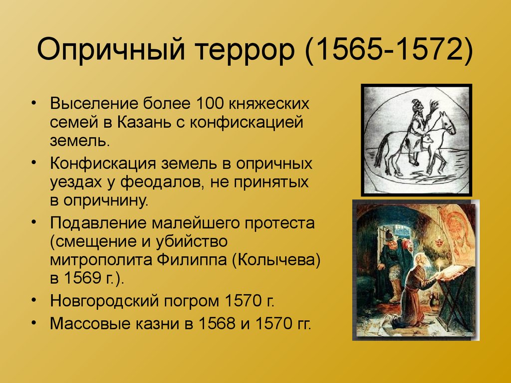 Опричный террор (1565-1572)