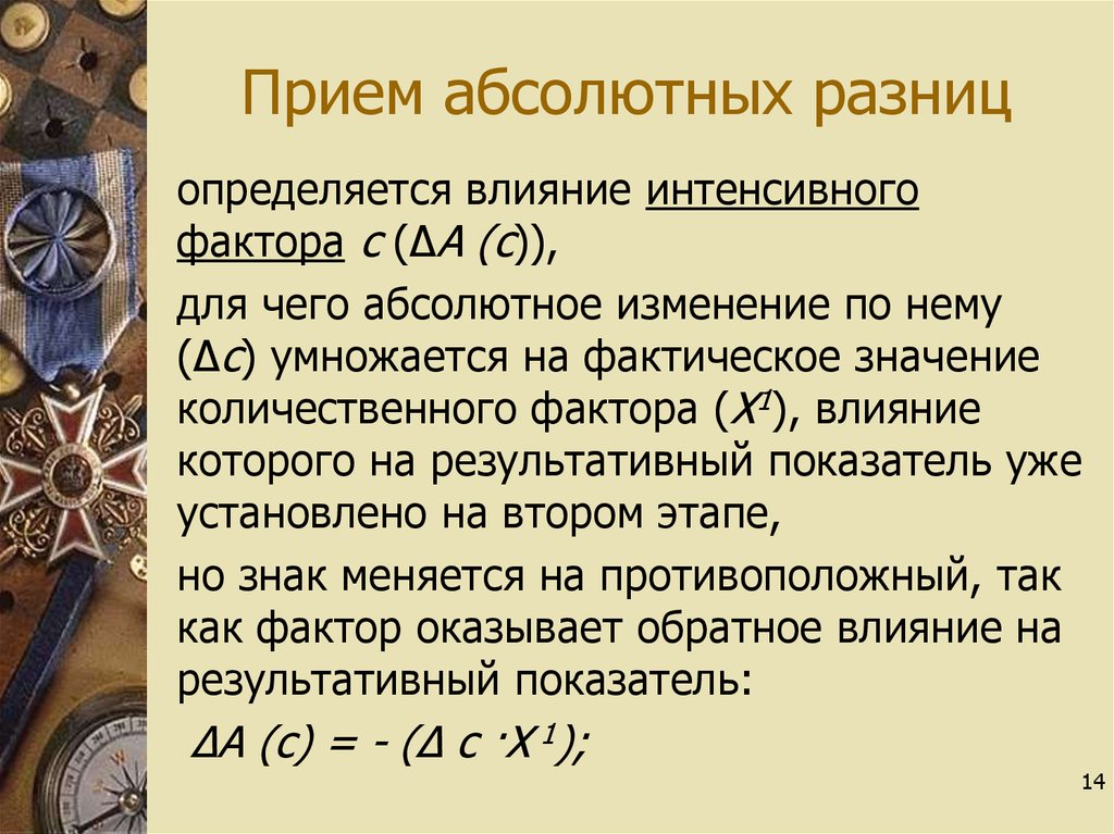 Абсолютная разница. Прием абсолютных разниц. Прием абсолютных разностей. Влияние интенсивного фактора определяется. Абсолютная разница в процентах.