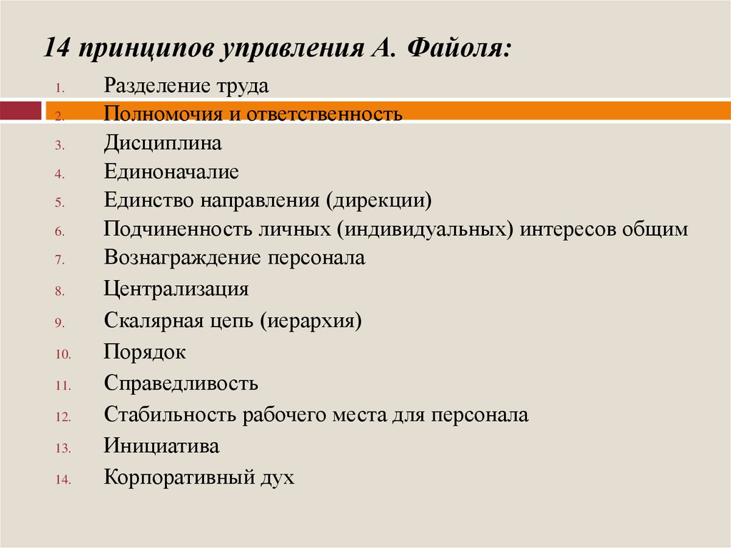 Единство направления. 14 Принципов управления Анри Файоля. Принципы Файоля в менеджменте 14. Принципы управления персоналом Файоля. Принципы управления Разделение труда полномочия и ответственность.