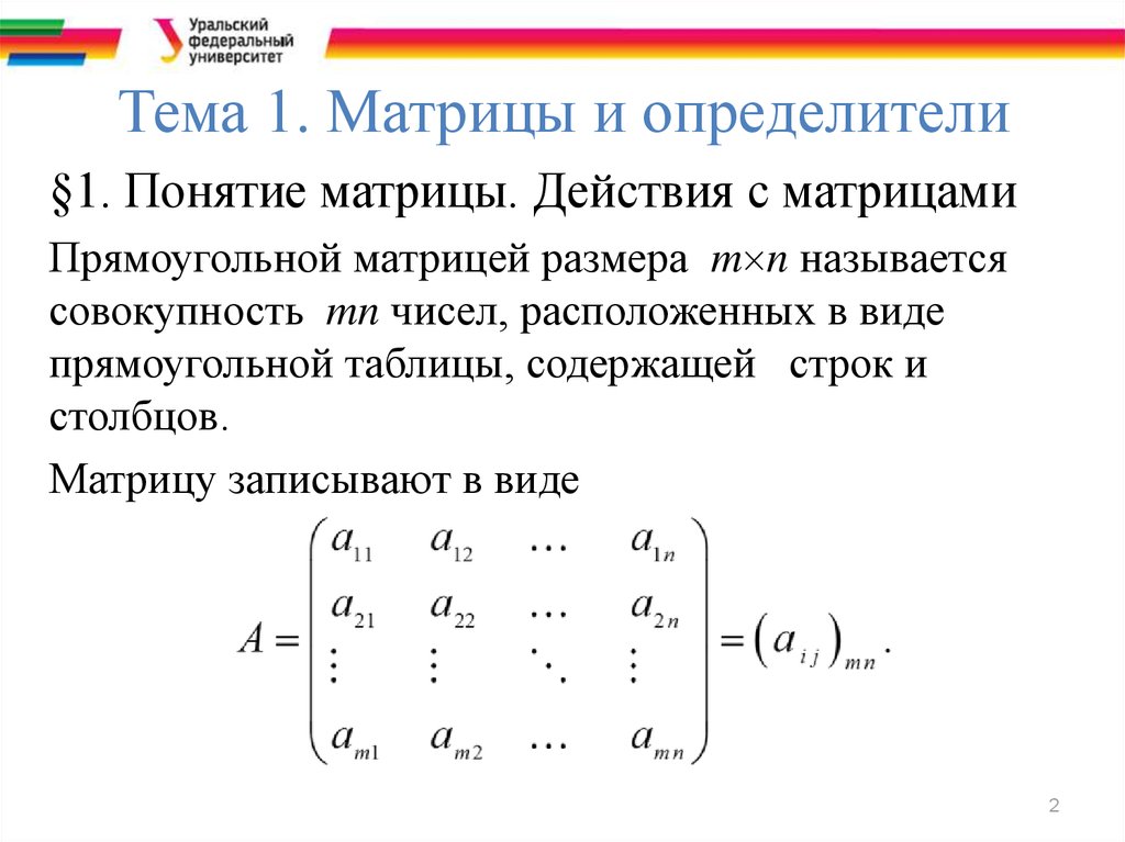 Действия с матрицами. Действия с определителями матрицы. 1. Матрицы. Виды матриц. Действия с матрицами.. 1. Матрицы. Действия с матрицами.. Матрицы. Действия с матрицами. Определители. Обратные матрицы.