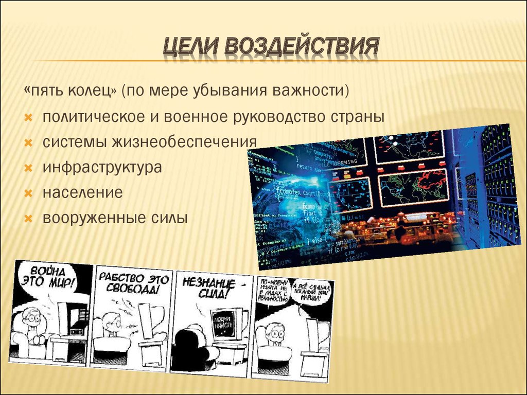 Цель воздействия. Цели информационной войны. Информационные воздействия (информационные войны). Технологии информационной войны. Презентация на тему информационные войны.