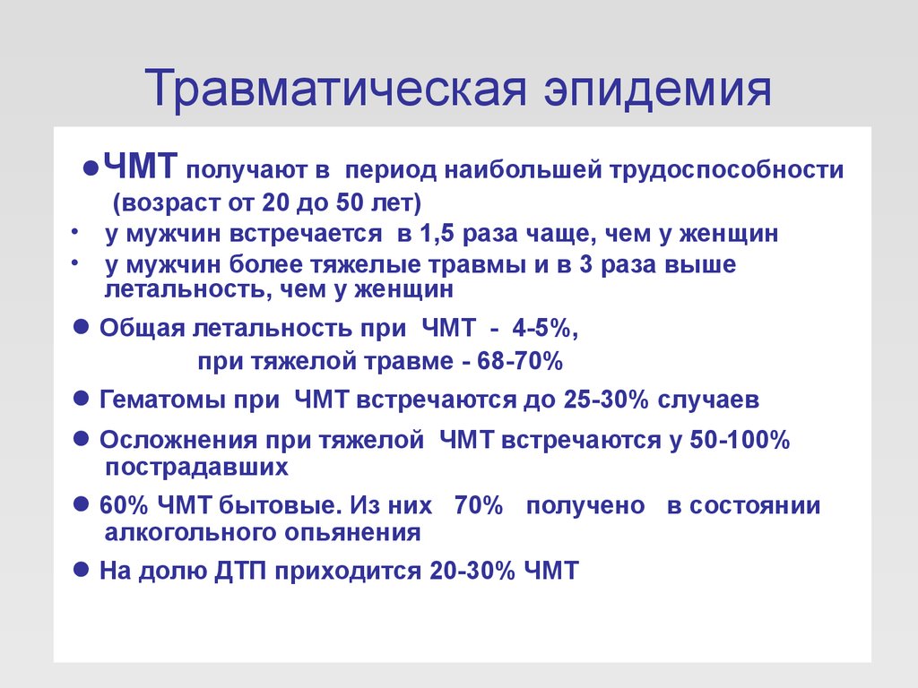 Война травматическая эпидемия пирогов