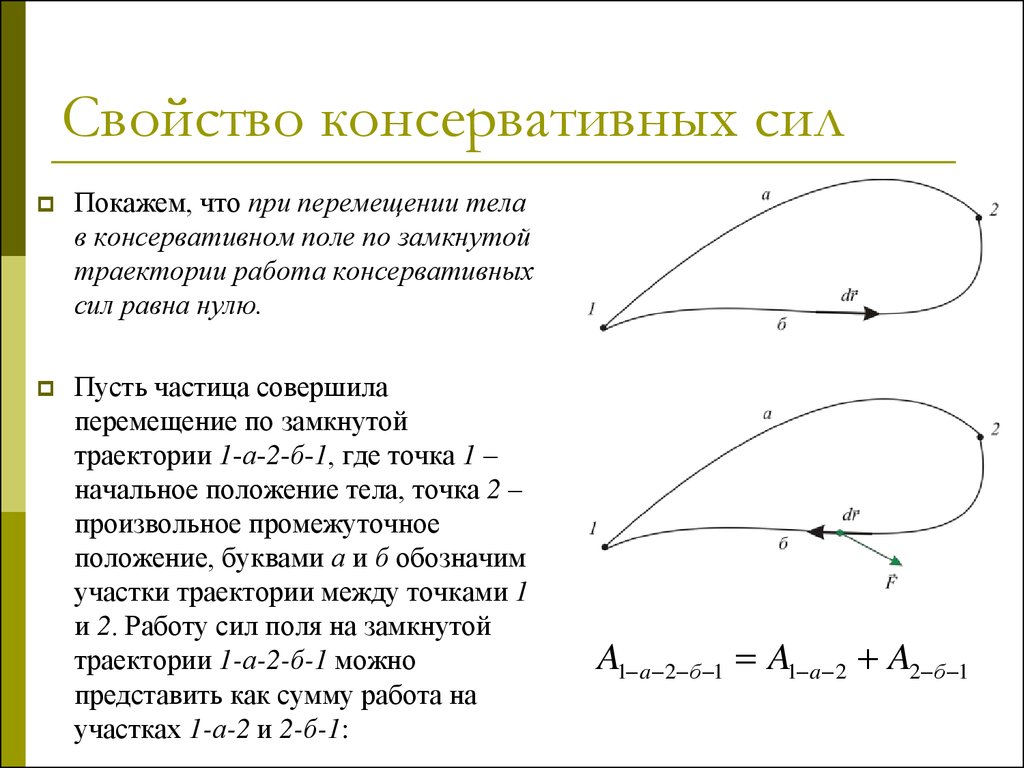 Свойства силы. Свойства консервативных сил. Поле консервативных сил. Консервативные силы работа консервативных сил. Свойство работы консервативных сил.