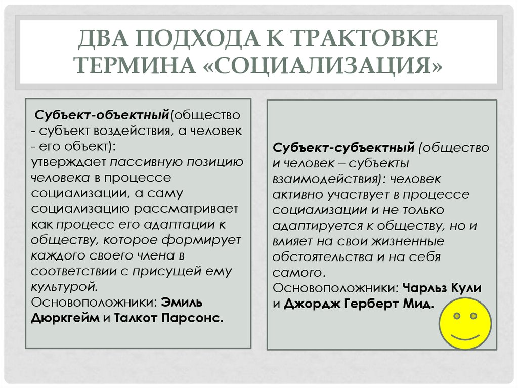 Два подхода в психологии две схемы анализа кратко