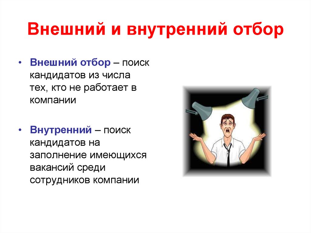 Отбор поиск. Внутренние каналы поиска кандидатов. Внутренний и внешний подбор. Внешние источники поиска кандидатов. Внешние и внутренние кандидаты.