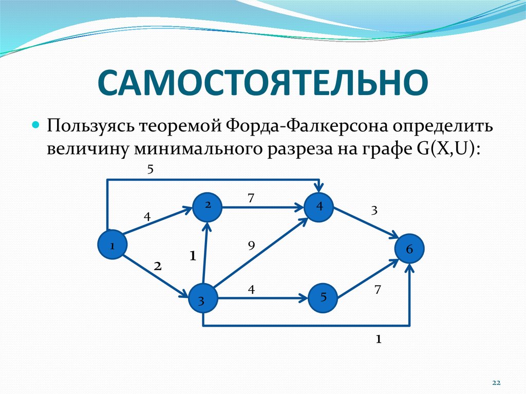 Используя теорему