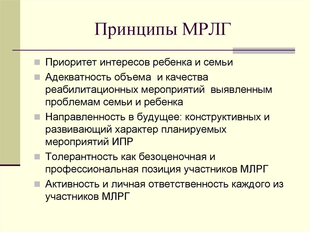 Принципы мероприятий. Приоритетные интересы в семье. СОП В экономике.