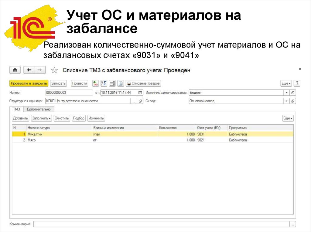 Учета оса. Проводка основное средство на забаланс. Основные средства на забалансе. Суммовой учет. Проводки с забаланса на забаланс.