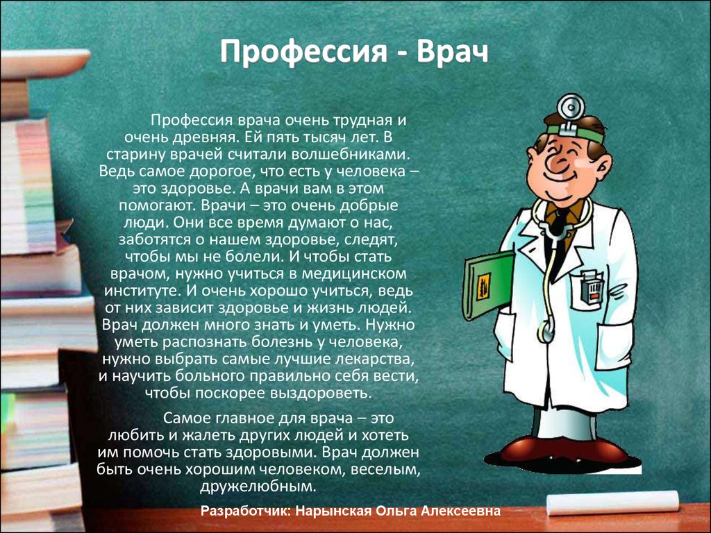 Составьте рассказ о своей будущей профессии используя следующий план какая