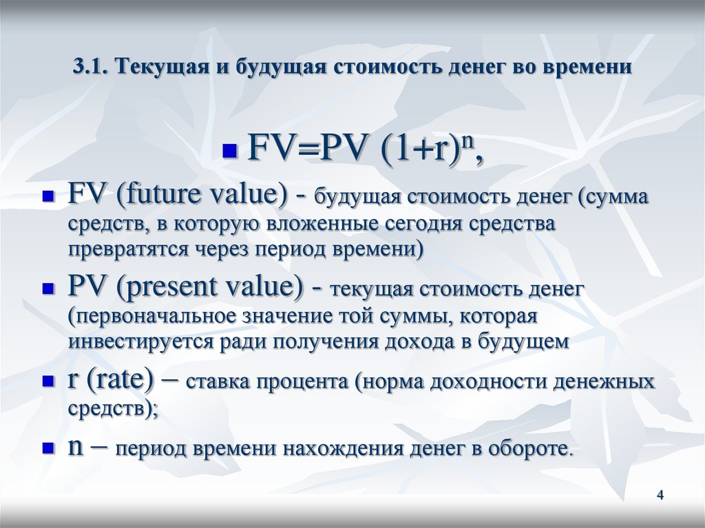 Расчет будущей стоимости по схеме простых процентов