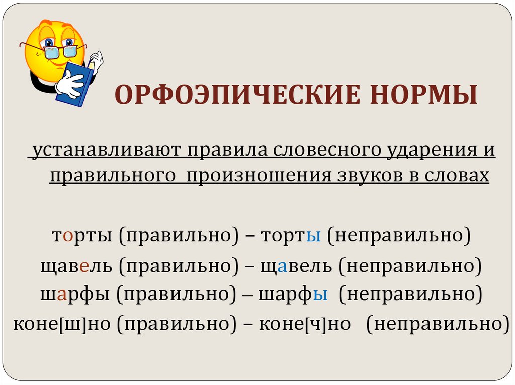 Орфоэпические нормы презентация