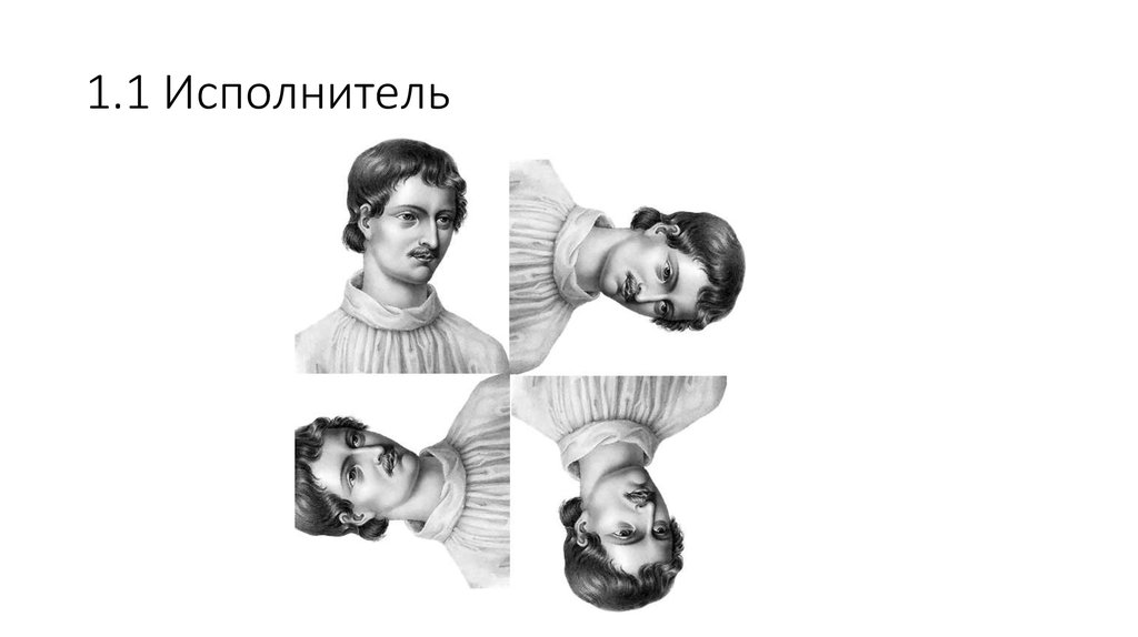 1.1 Исполнитель