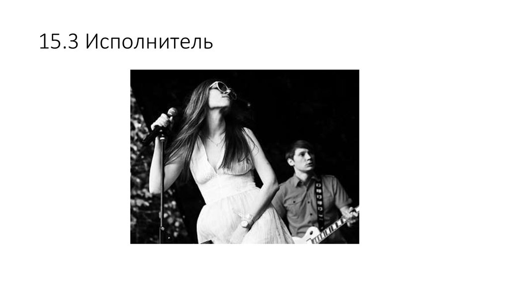15.3 Исполнитель