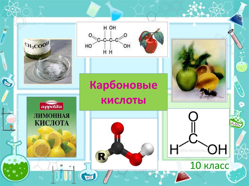 Презентация на тему карбоновые кислоты в жизни человека