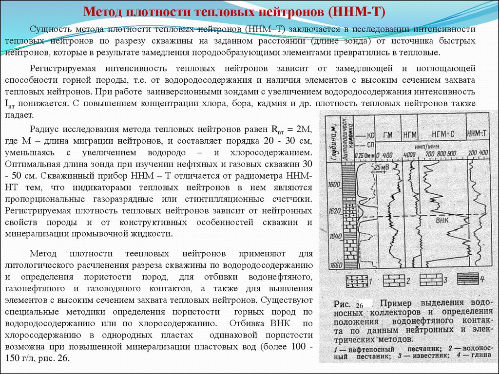 Метод плотности. Нейтронный метод исследования скважин. Термические методы исследования скважин. Импульсный источник нейтронов. Интерпретация нейтронных методов на тепловых тепловых.