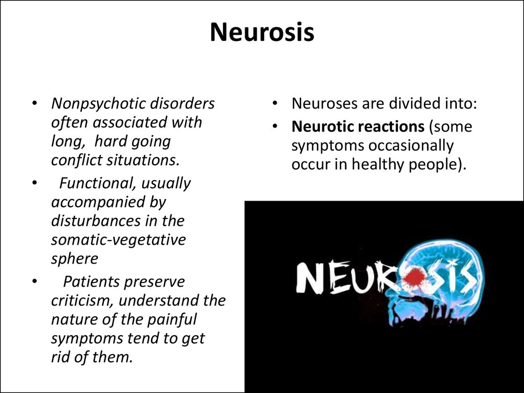 Neurosis латынь. Symptoms of Neurosis.