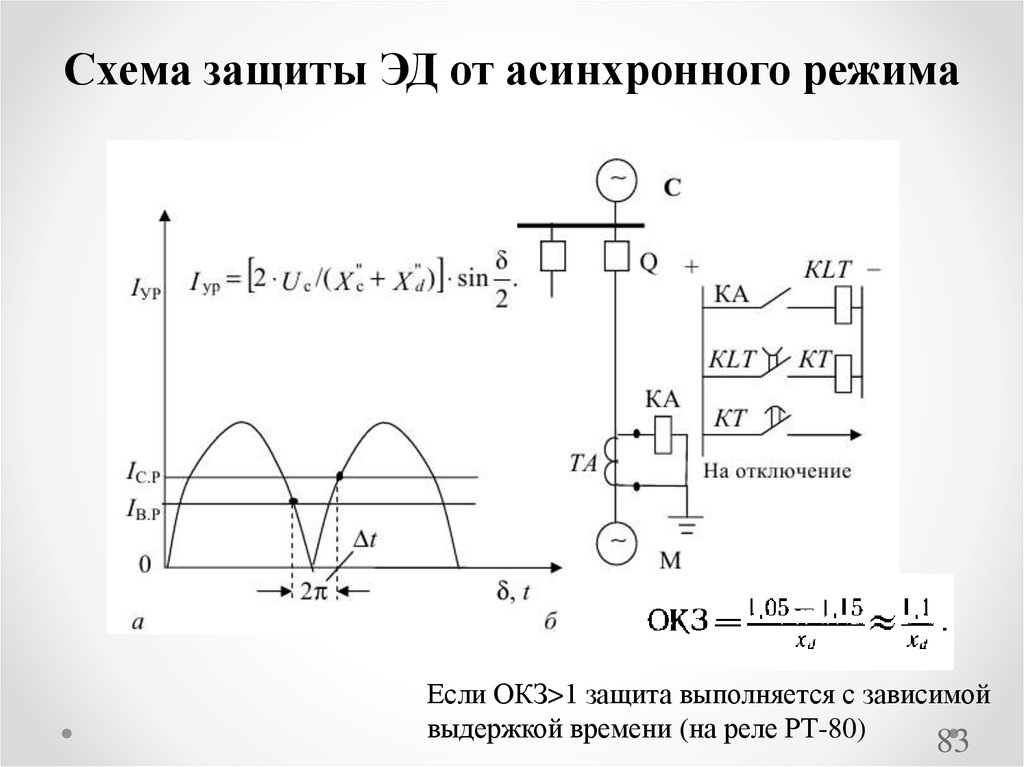 Асинхронный генератор схема