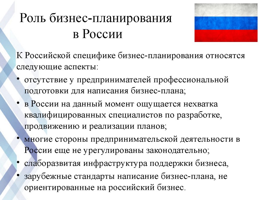 Бизнес план освоения нового производства относится к виду планирования